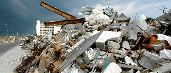 Услуги по вывозу строительного мусора